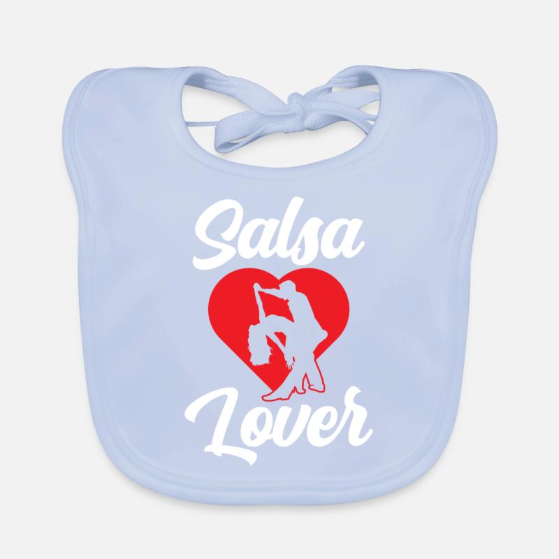 Salsa Lovers Danseurs Danse Danse Hobby Bavoir bio Bébé