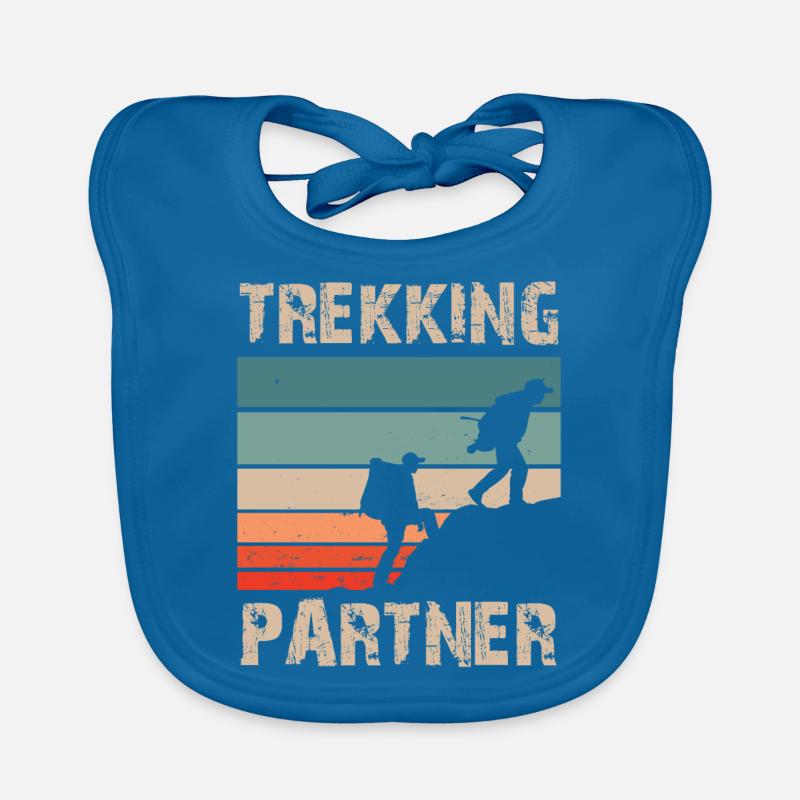 Trekking Partner Wanderer Wandern Wanderung Baby Bio-Lätzchen