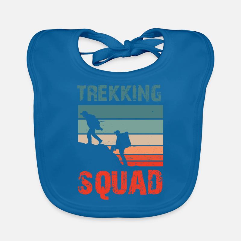 Trekking Team Wanderer Wanderung Wandern Baby Bio-Lätzchen