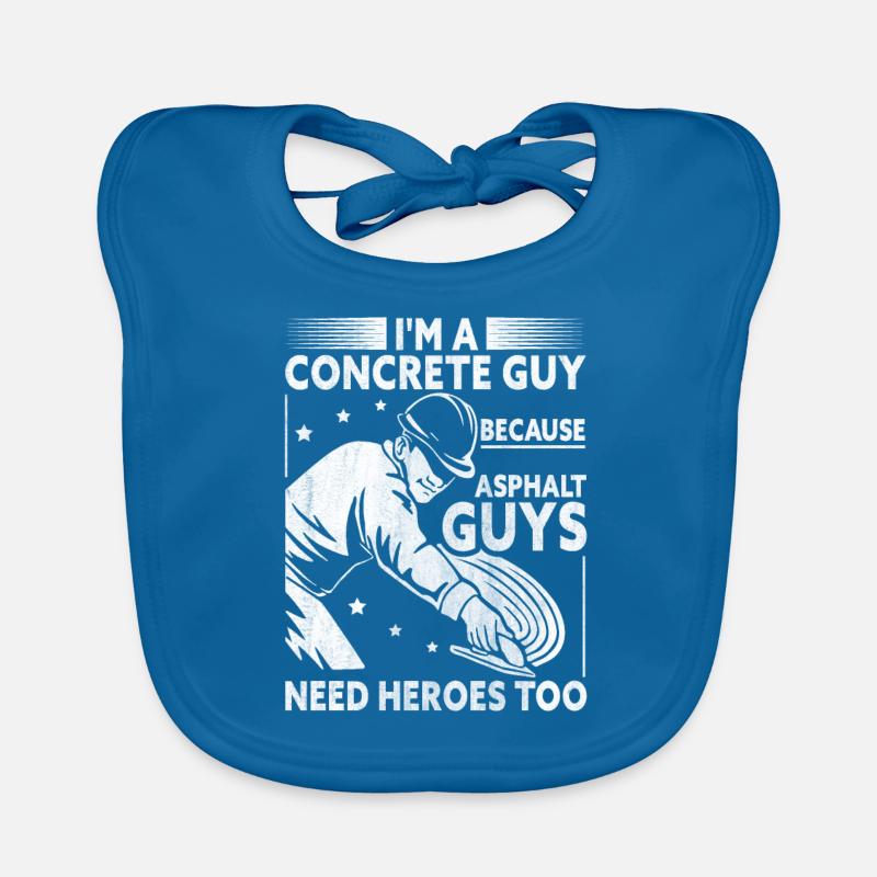 KW1 Constructeurs de béton Bavoir bio Bébé