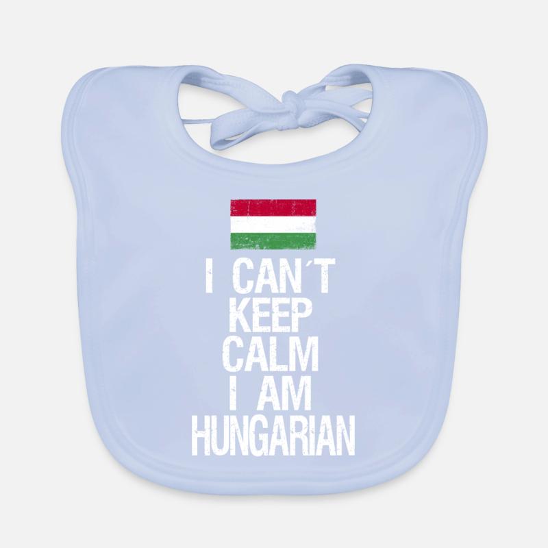 I can not Keep Calm I am Ungar Baby Bio-Lätzchen