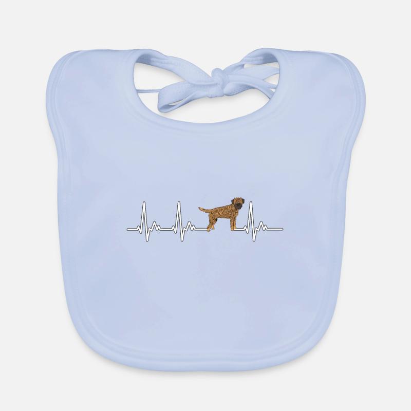 Border Terrier Gift Dogs Organic Baby Bibs