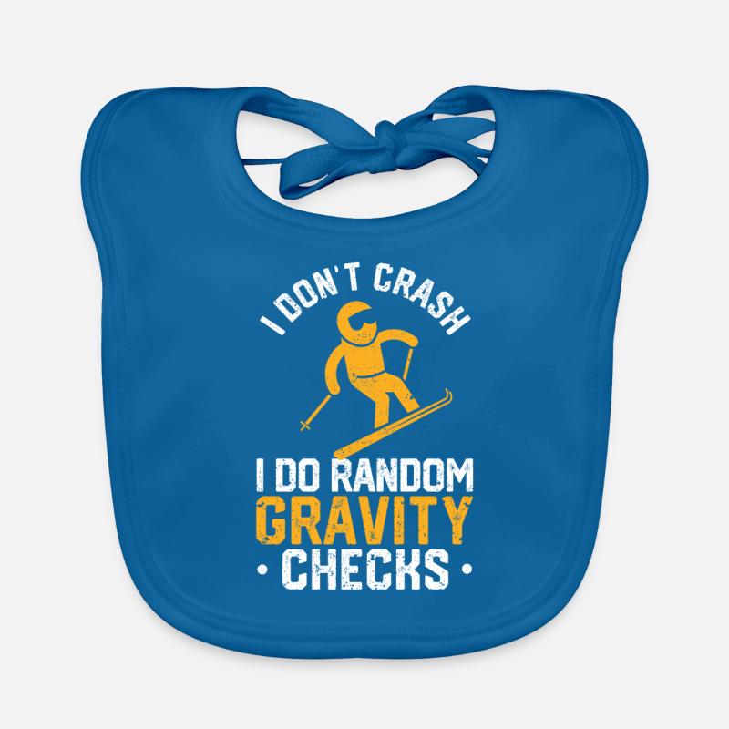 I don't crash, I do random Organic Baby Bibs