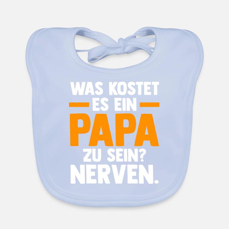 Vater Papi Papa Baby Bio-Lätzchen