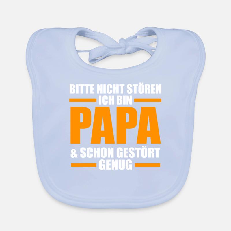 Vater Papi Papa Baby Bio-Lätzchen