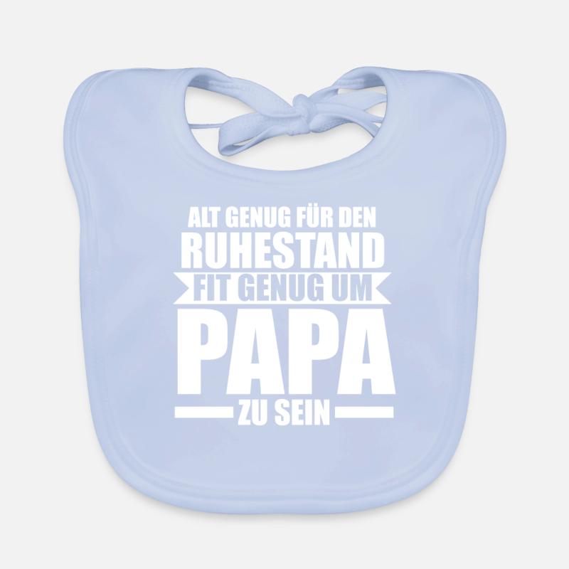 Vater Papi Papa Baby Bio-Lätzchen