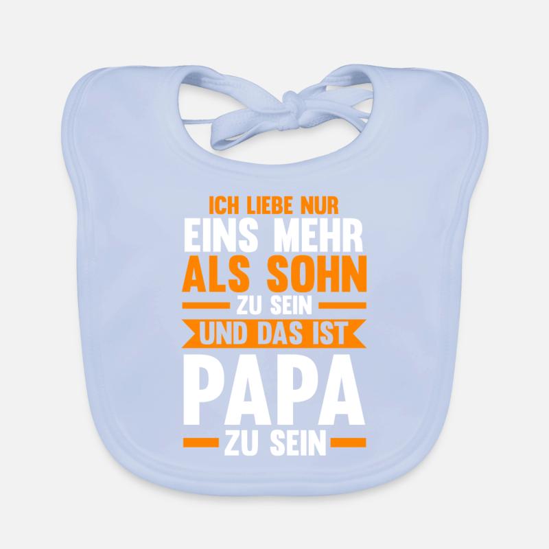 Vater Papi Papa Baby Bio-Lätzchen
