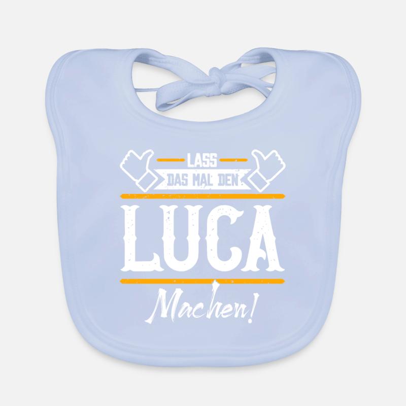 Luca Geschenkidee Geschenk Geburtstag Baby Bio-Lätzchen