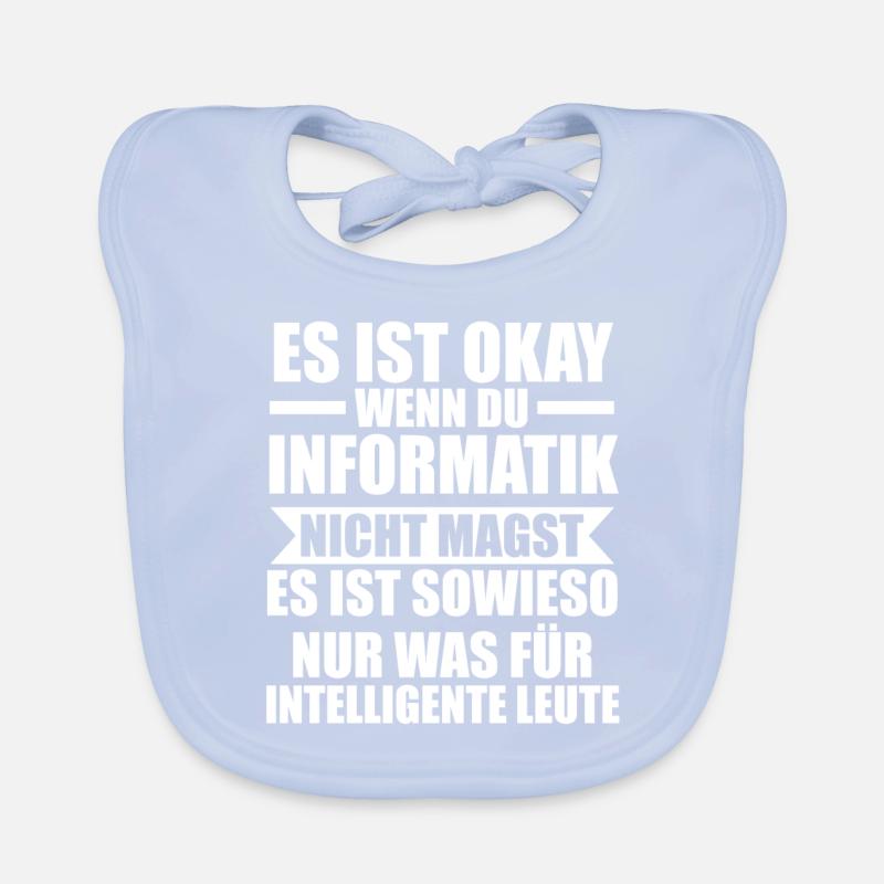 Informatik Programmierer IT Fachmann Informatiker Baby Bio-Lätzchen