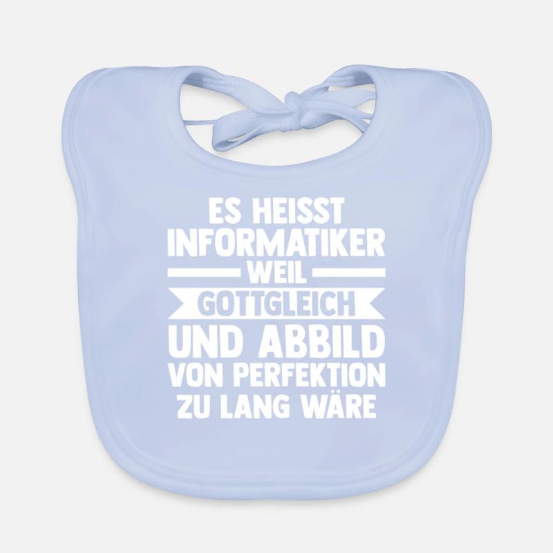 Informatik Programmierer IT Fachmann Informatiker Baby Bio-Lätzchen