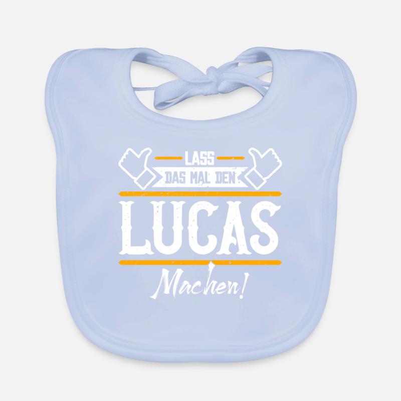 Lucas Geschenkidee Geschenk Geburtstag Baby Bio-Lätzchen