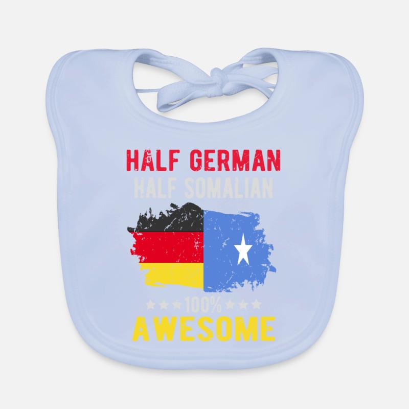 Half German half Somali Organic Baby Bibs