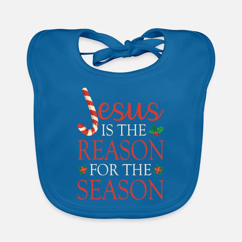 Jésus est la raison de Noël de la saison Bavoir bio Bébé