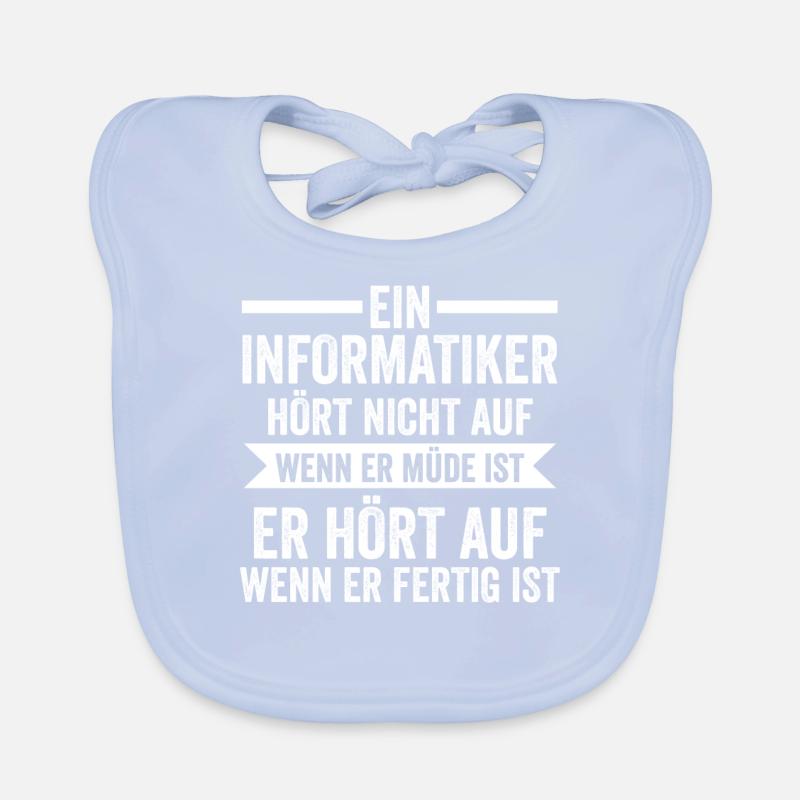 Programmierer IT Fachmann Informatiker Informatik Baby Bio-Lätzchen