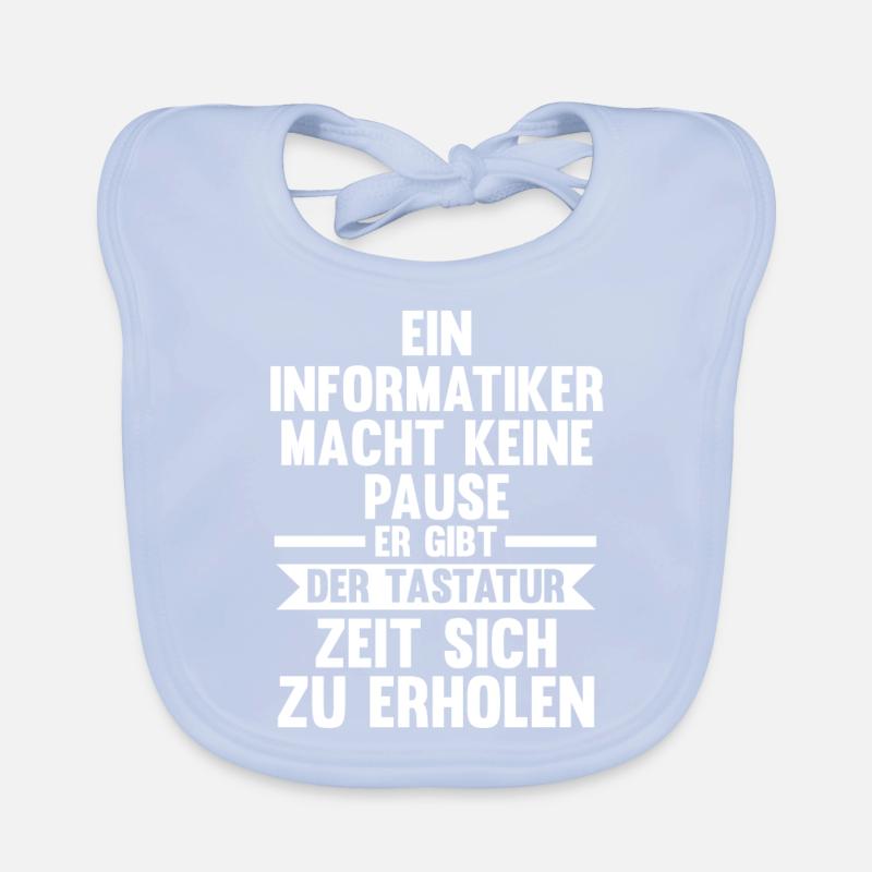 IT Fachmann Informatik Programmierer Informatiker Baby Bio-Lätzchen