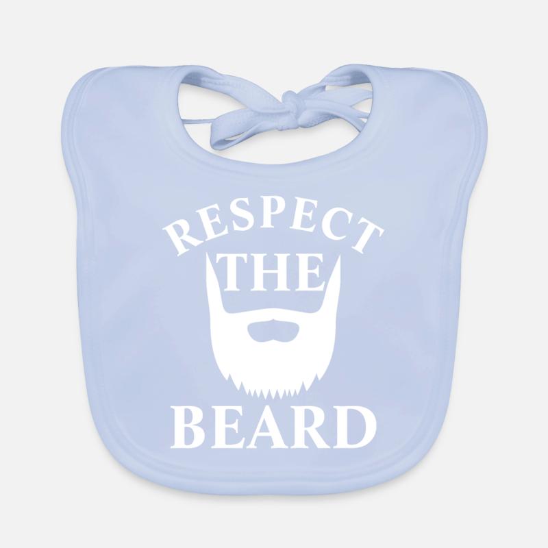 Respect The Beard Organic Baby Bibs
