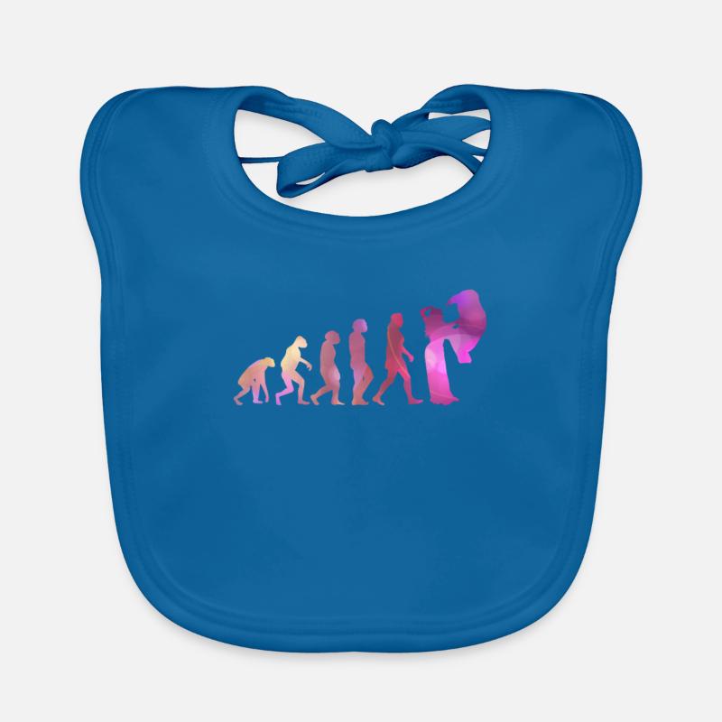 Belly Dancer Evolution - Belly Dance Dancer Organic Baby Bibs