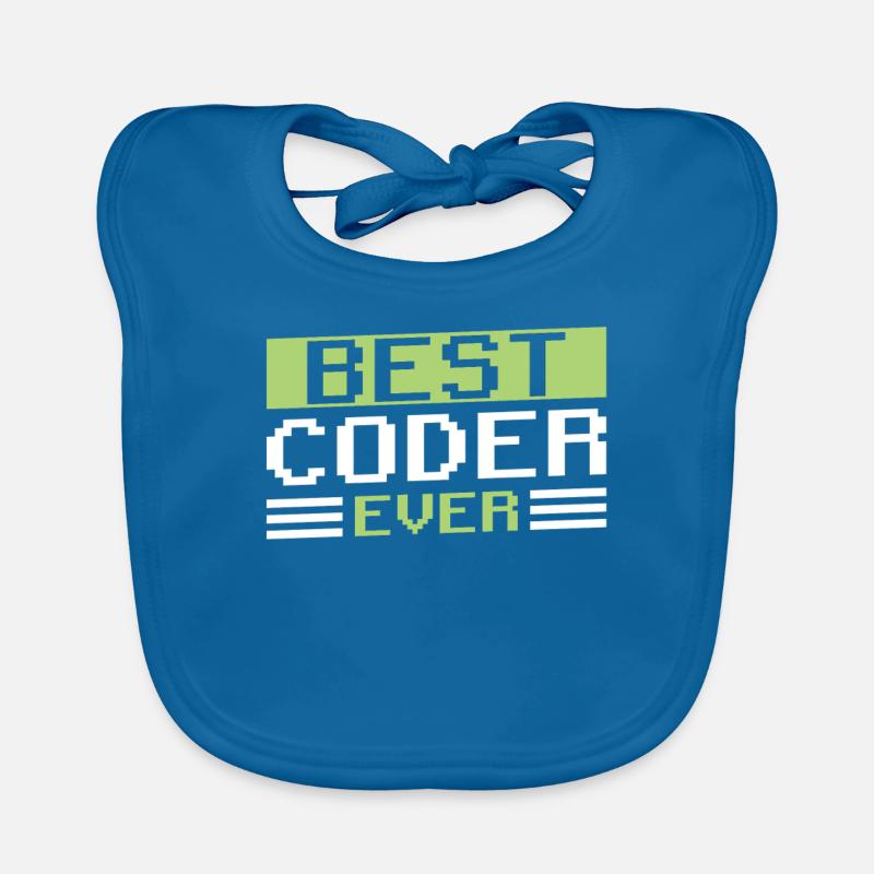 Best Programmer Ever Code Coding Coder Organic Baby Bibs