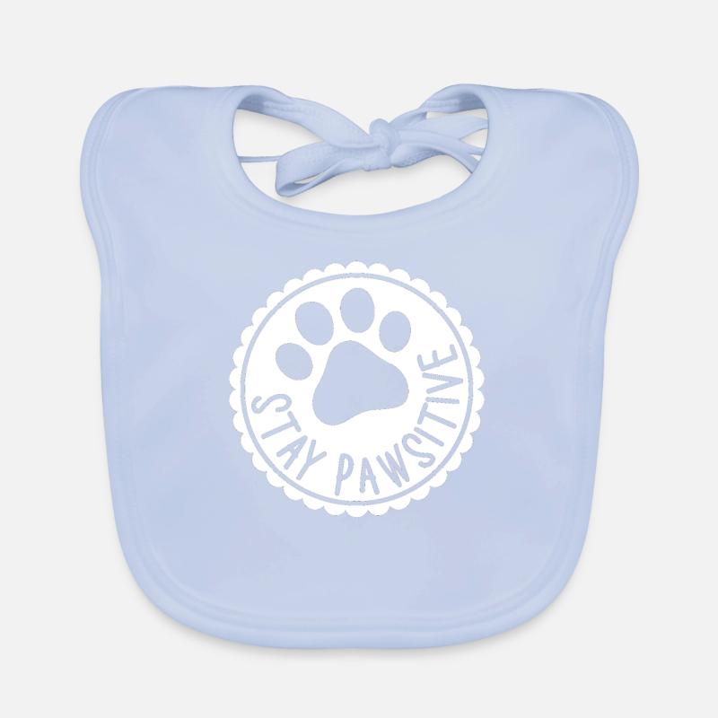 Bleib Pawsitive Baby Bio-Lätzchen