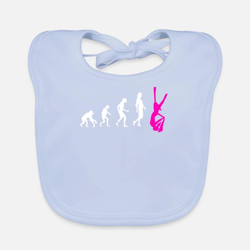Aerial Silk Evolution - Acrobatics Gymnastics Organic Baby Bibs