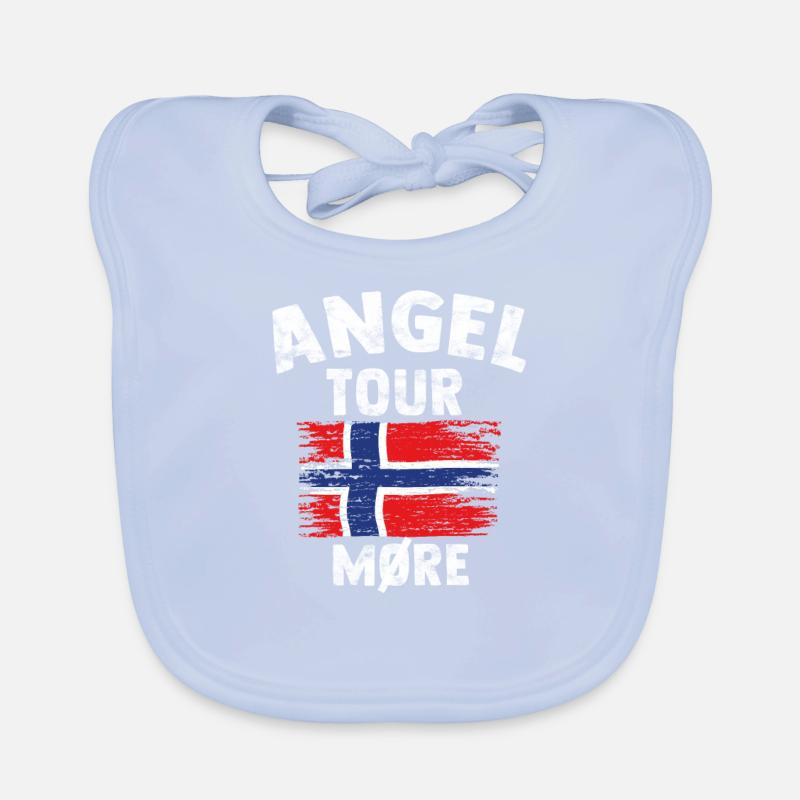 MÖRE - Angel Tour Norway customizable Organic Baby Bibs