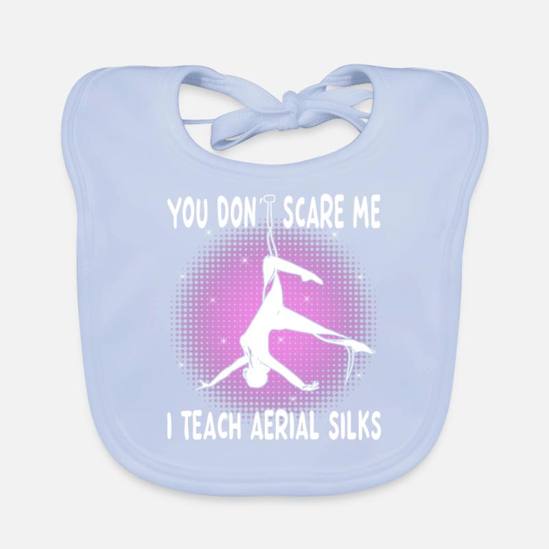 Teaching Air Silk - Funny Acrobatics Organic Baby Bibs