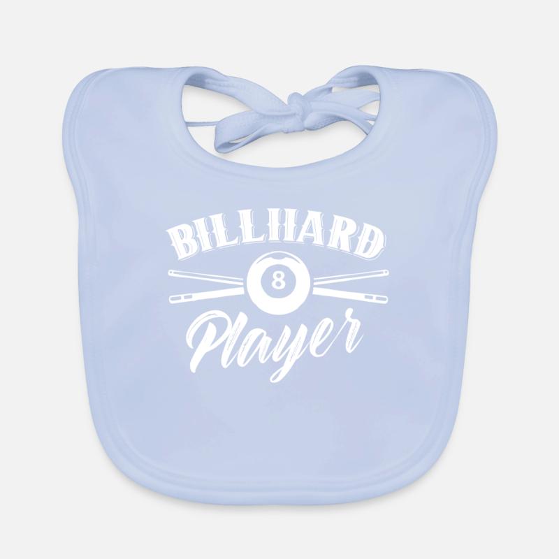 Billiard Player Lovers Pool Billards Billards Bavoir bio Bébé