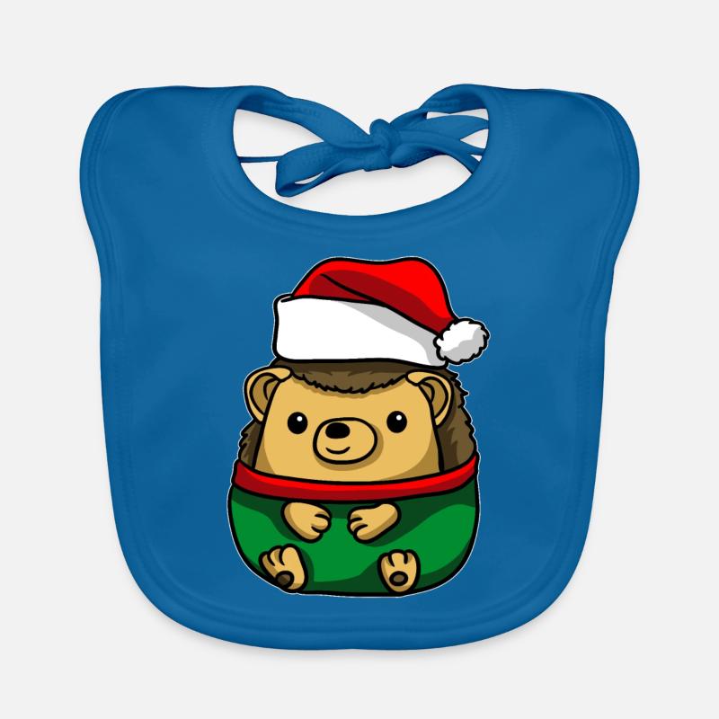 Hérisson avec pull de Noël Bavoir bio Bébé