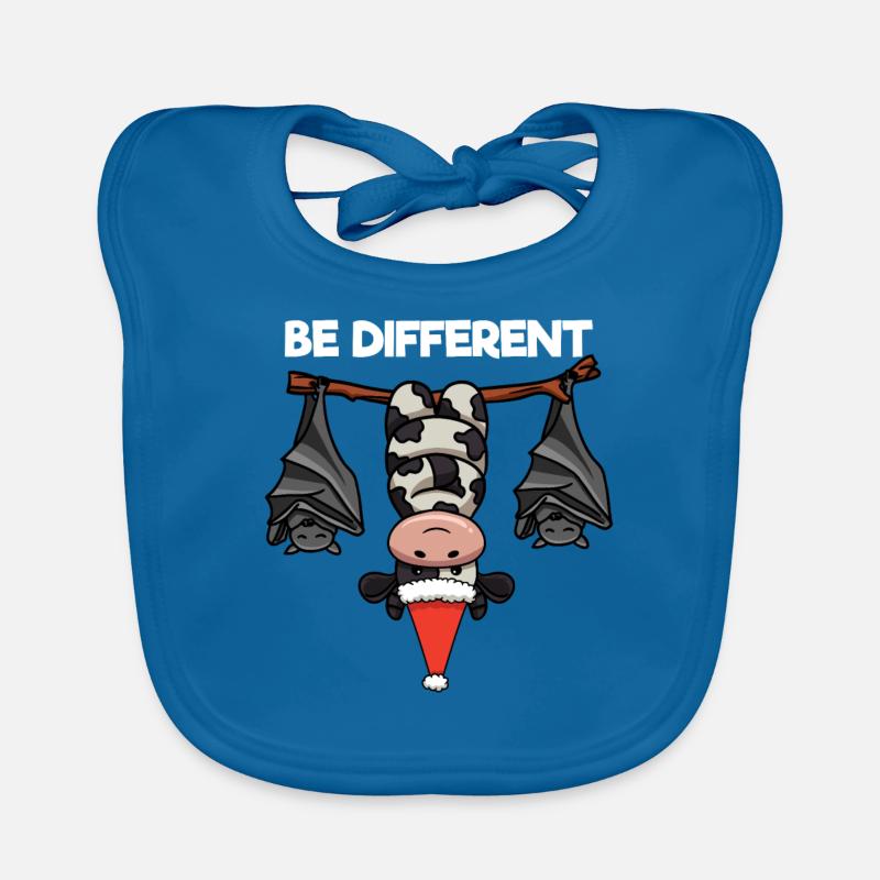 Be Different Kuh Fledermaus Weihnachtsmann Baby Bio-Lätzchen
