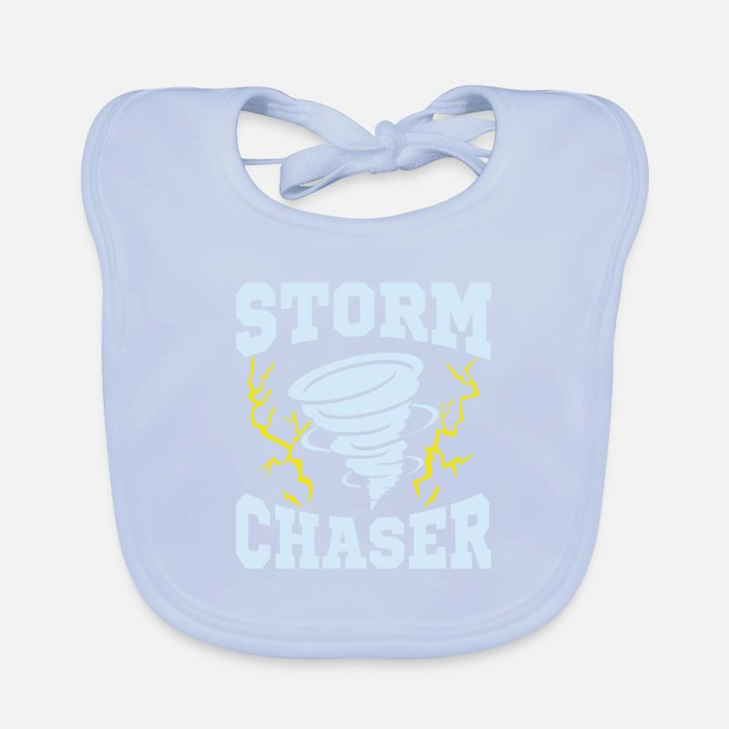 Storm Chaser Meteorologist Meteorology Organic Baby Bibs