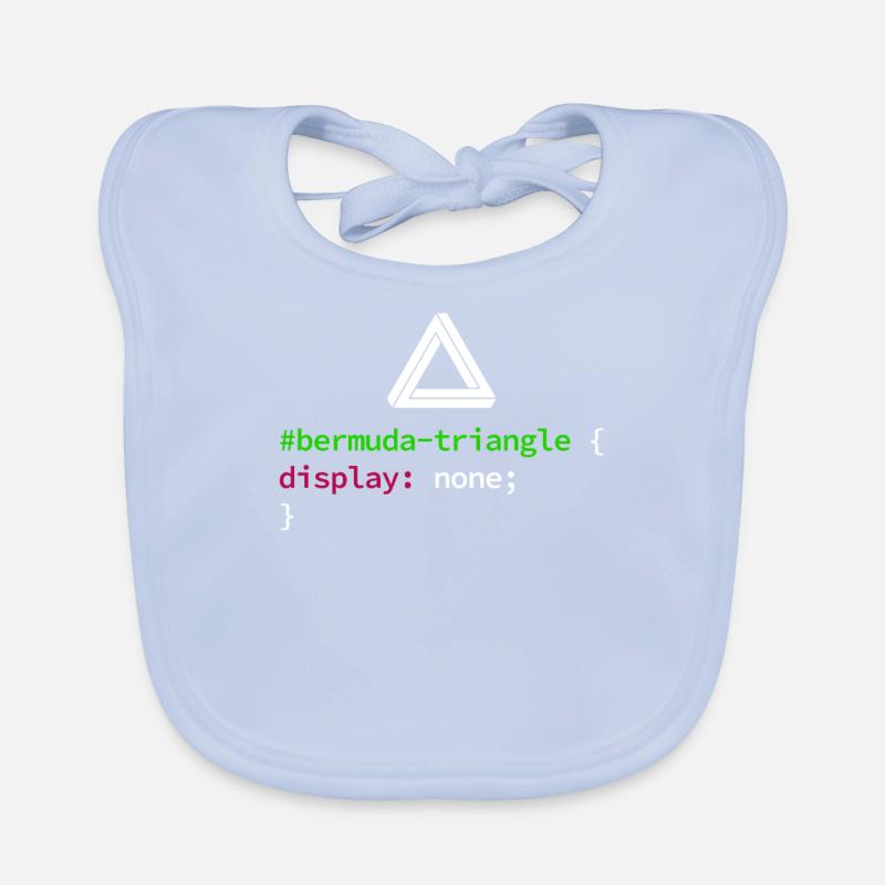 Web and CSS Programmer Developer Coding Code Organic Baby Bibs