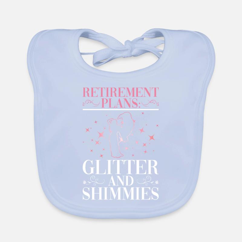 Retraite: Glitter And Shimmies Danseuse du ventre Bavoir bio Bébé