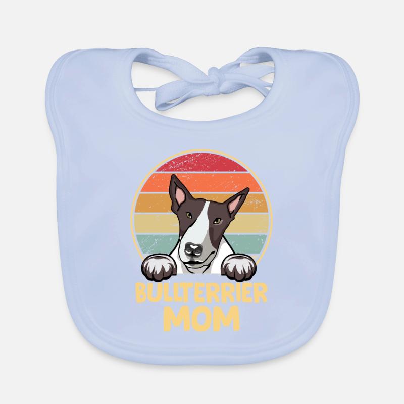Bullterrier Geschenk Hunde Baby Bio-Lätzchen