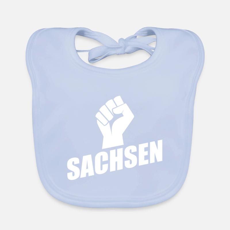 Sachsen Faust logo Baby Bio-Lätzchen