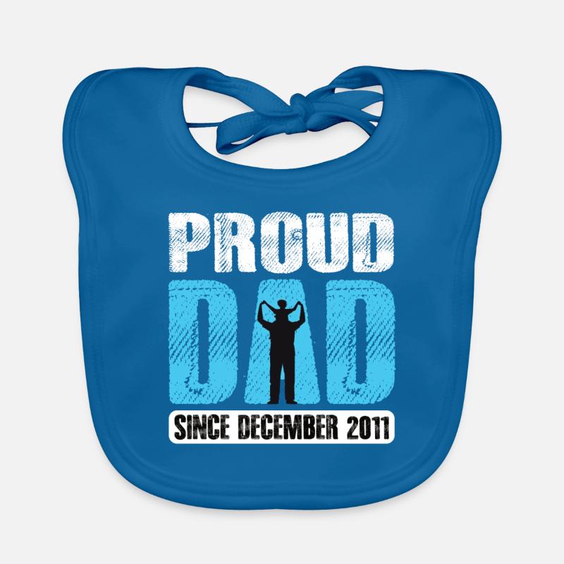 Fier papa depuis décembre 2011 Bavoir bio Bébé