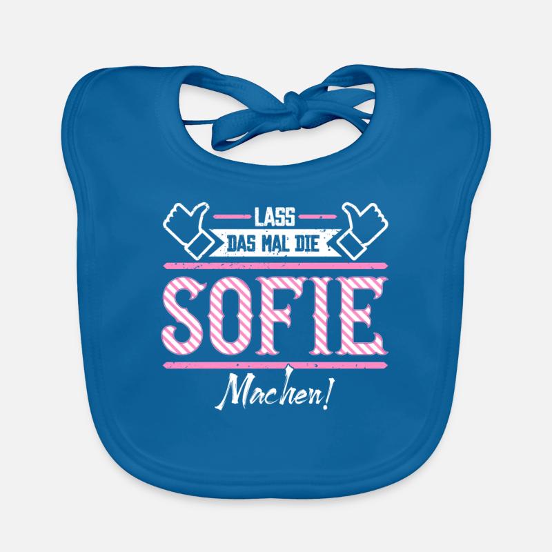 Sofie Geschenkidee Geschenk Geburtstag Baby Bio-Lätzchen