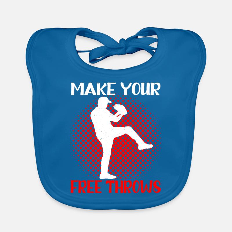 Make Your Free Throws 3 Baby Bio-Lätzchen