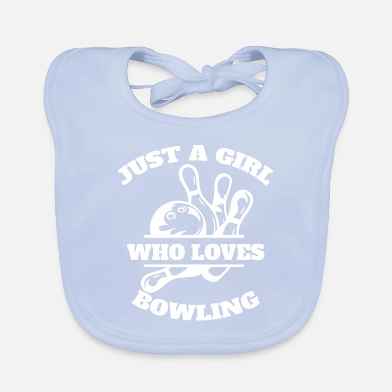 Bowling Cone Filles Bowling Ball Bowling Bowler Bavoir bio Bébé