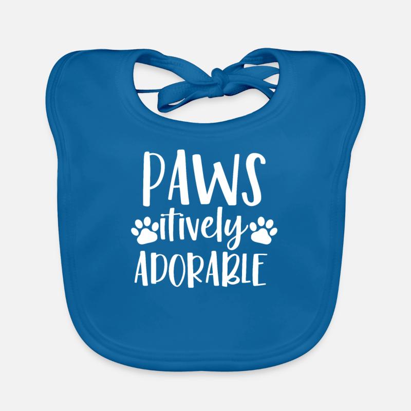 Pawsitively Admirable Organic Baby Bibs