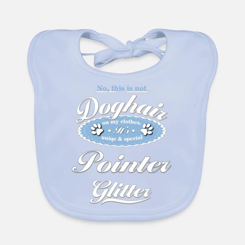 Hundeglitzer Pointer Baby Bio-Lätzchen