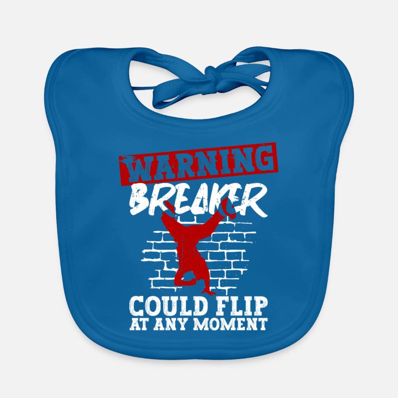 Breakdance Breakdancer Break Dance Hip Hop Bavoir bio Bébé