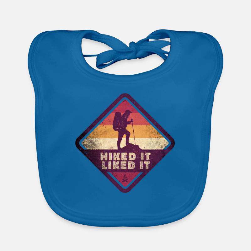 Wanderer Hiked It Liked It Wandern Baby Bio-Lätzchen