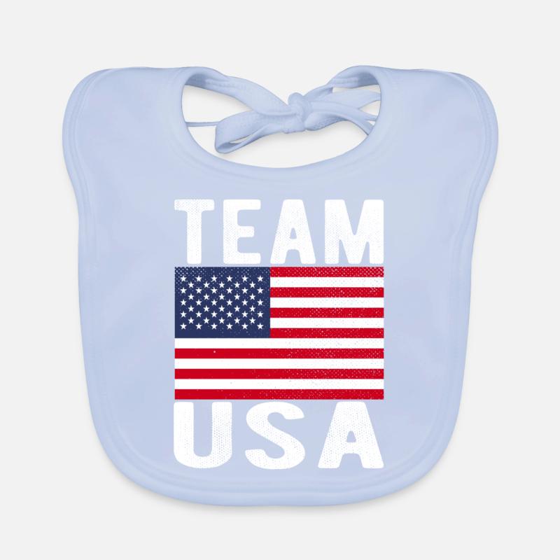 Drapeau de cerf Bavoir bio Bébé