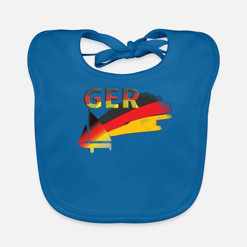 Germany Sailing Organic Baby Bibs