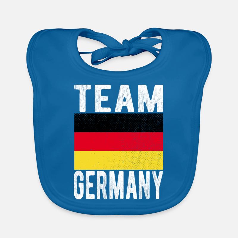 Germany Flag Organic Baby Bibs