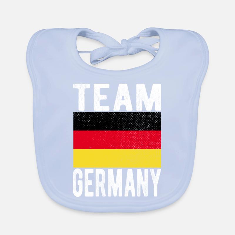 Drapeau de l’Allemagne Bavoir bio Bébé