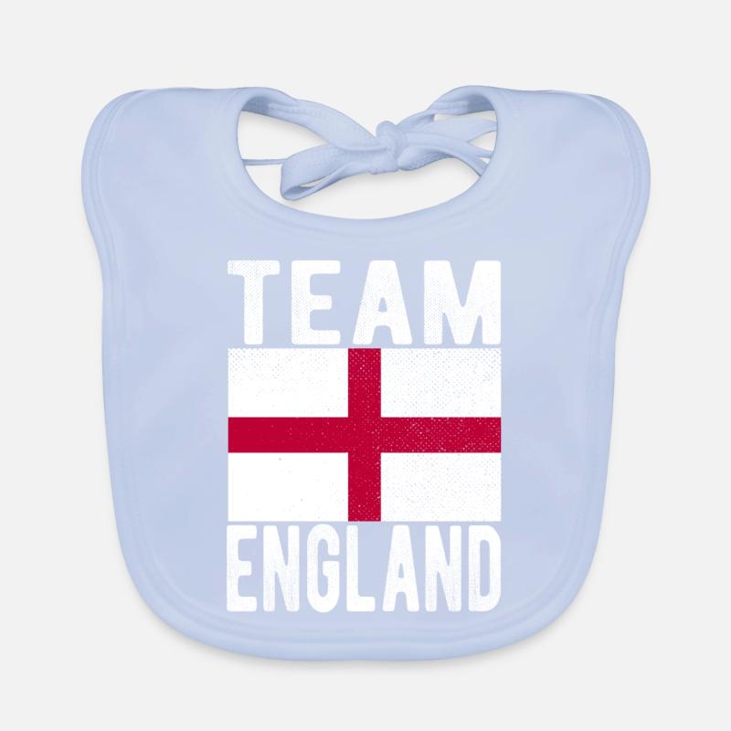 Drapeau de l’Angleterre Bavoir bio Bébé
