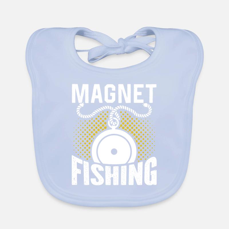 Magnetfischen Magnetfischer Magnet Baby Bio-Lätzchen