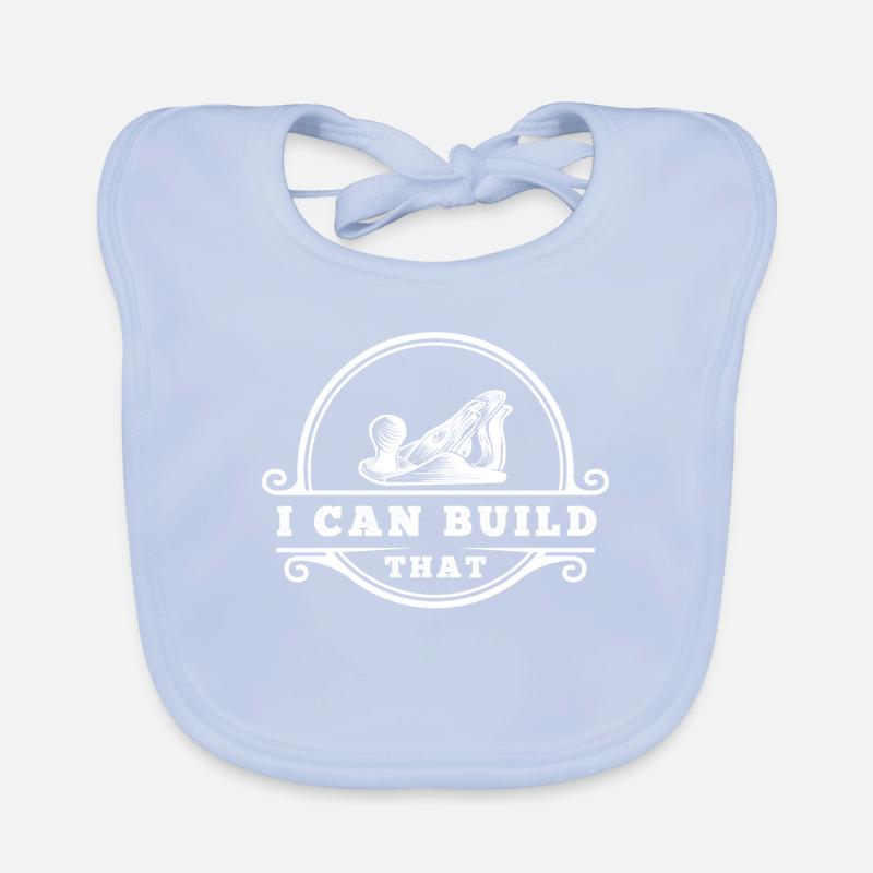 Craftsmen Carpenters Work Wood Organic Baby Bibs