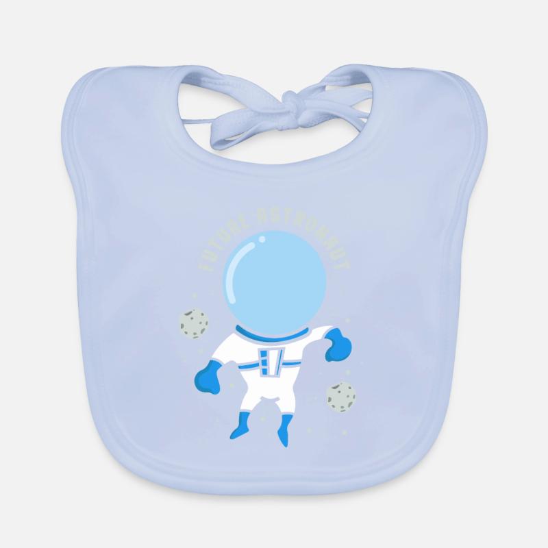 Future Astronaut Astronomy Space Rocket Organic Baby Bibs